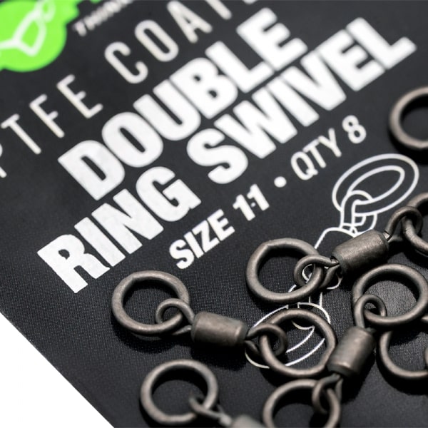 Korda PTFE Double Ring Swivel Maat 11