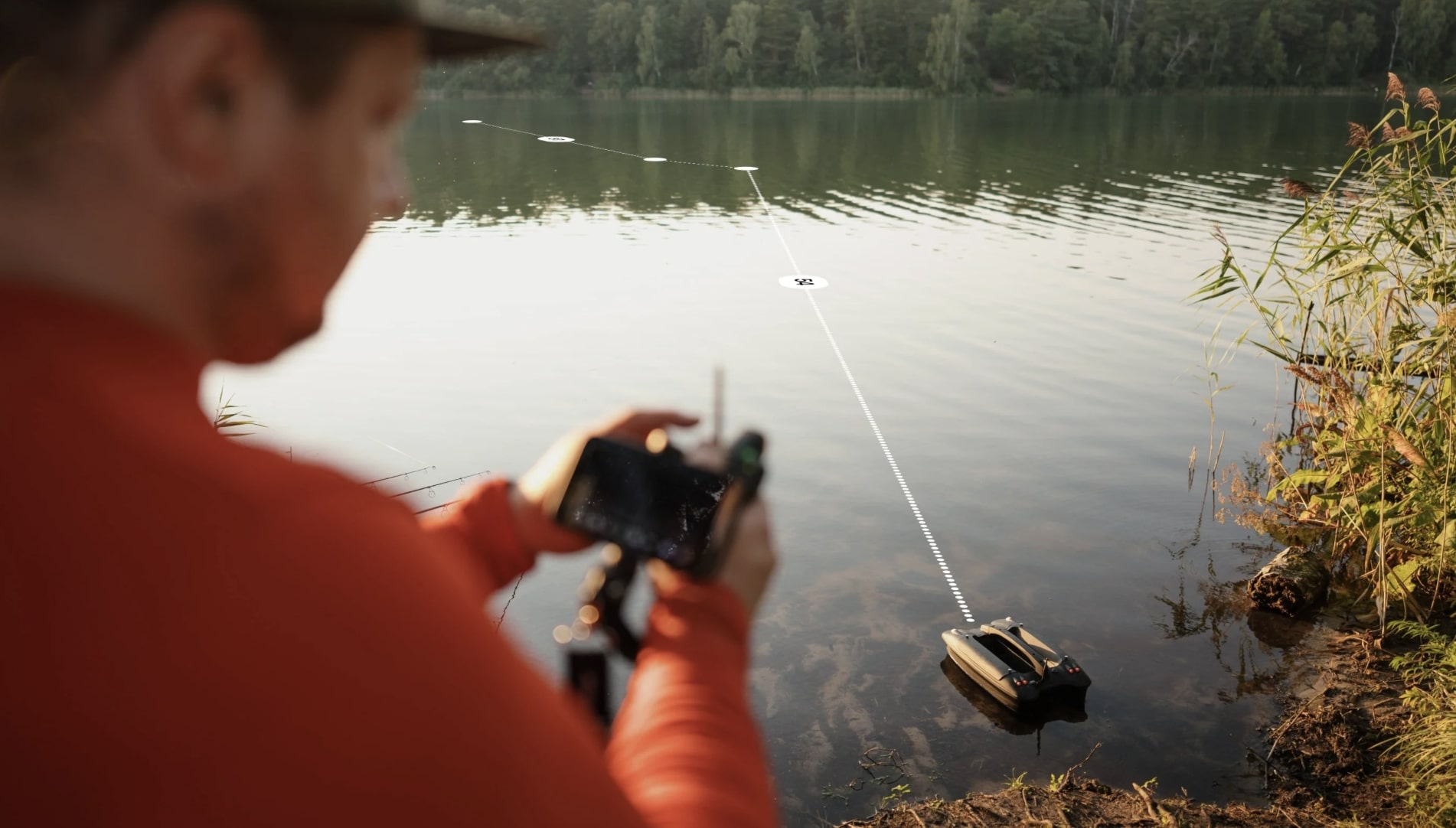 Deeper Quest Voerboot (Dieptemeter + GPS + Autopilot)