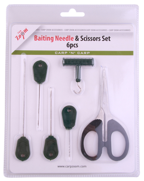 Carp Zoom Baiting Needle & Scissors Set