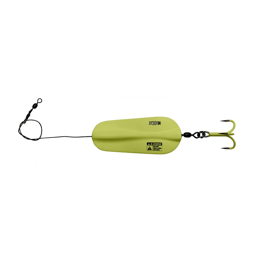 Madcat A-Static Inline Meerval Spoon (125g) - Fluo Yellow UV