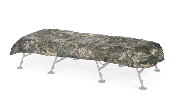 Nash Indulgence Waterproof Bedchair Cover Camo Wide