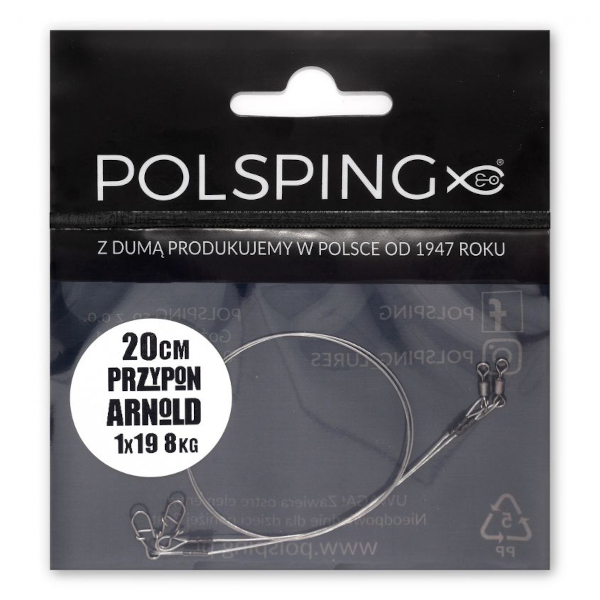 Polsping Arnold Surfstrand 1x19 Camo Leader (2pcs)