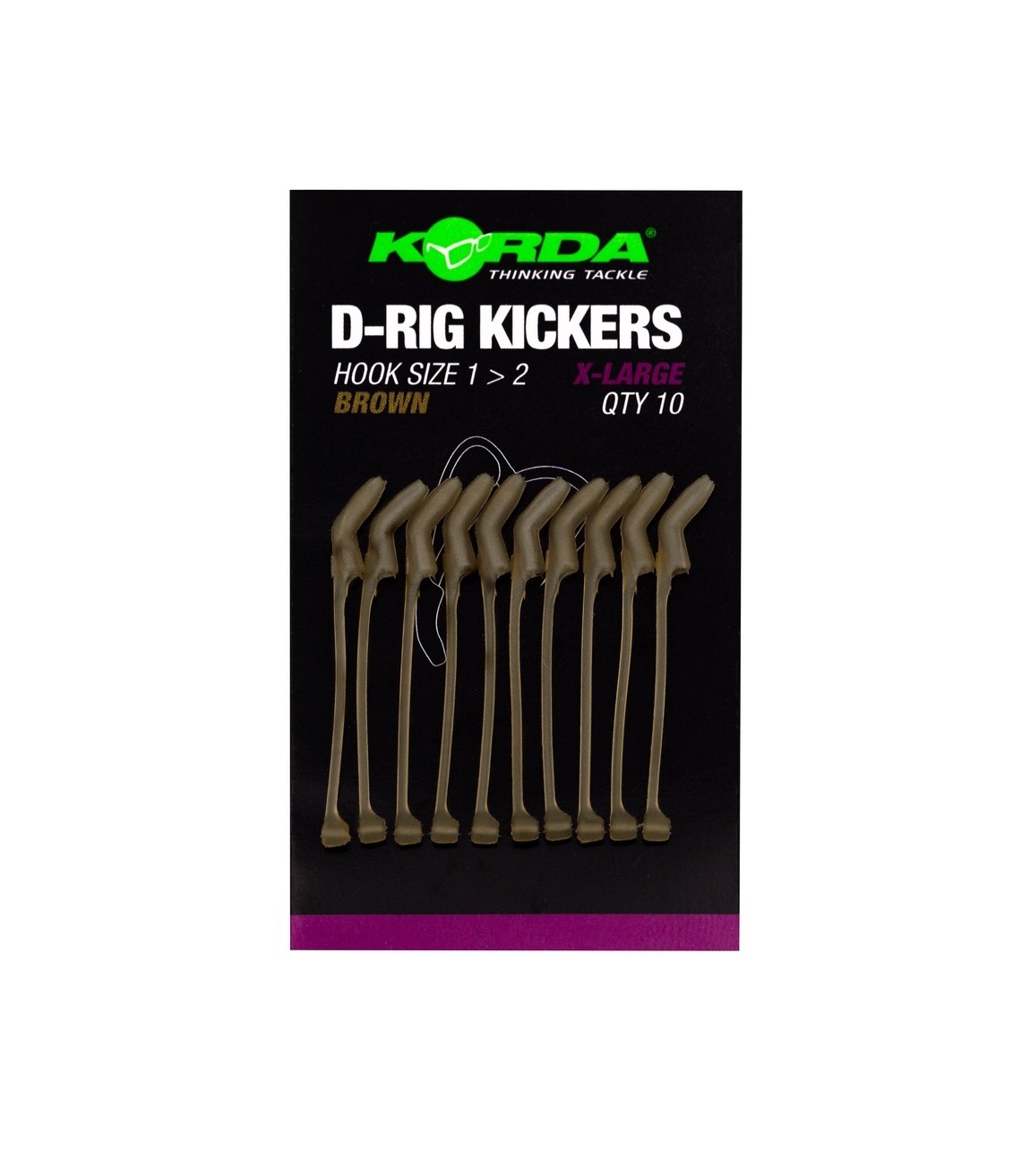 Korda Kickers D Rig Brown (10 Stuks)