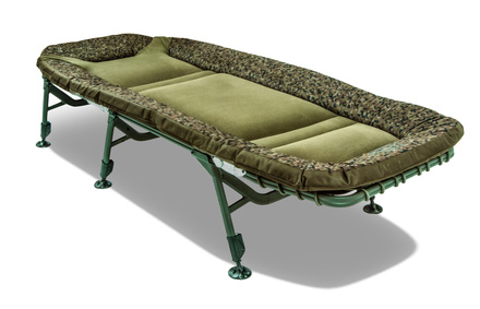 Solar SP C-Tech Memory Foam Bedchair Solcam Camo (Incl. Detachable Bag)