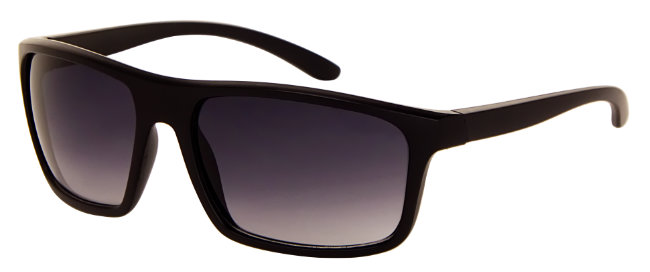 Sport Polarized Zonnebril - Matt Black Frame, Gradient Grey Lens