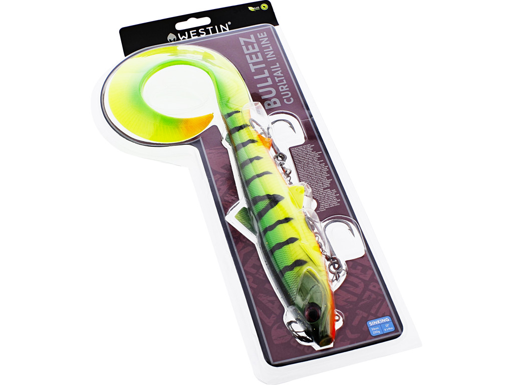 Westin Bullteez Curltail Inline 33cm (230g) Sinking Softbait