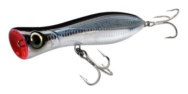 Yo-Zuri Bull Popper Floating Zeevis Kunstaas 15cm (70g) - CHBL