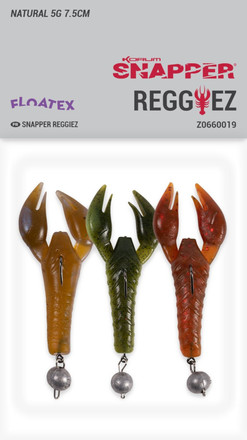 Korum Snapper Floatex Reggiez Set 7,5cm 5gr, 3 stuks!