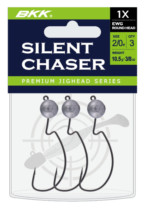 BKK Silent Chaser 1X EWG Round Head Loodkop #1/0