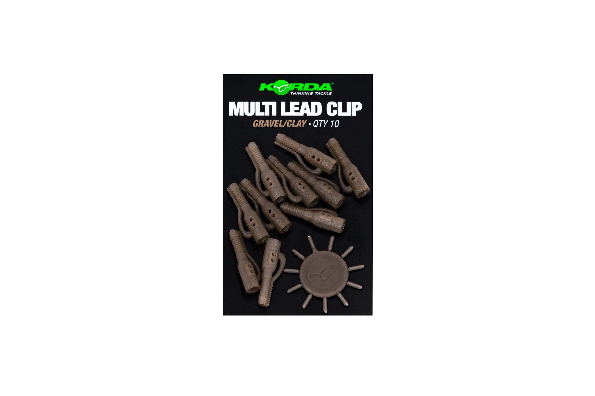 Korda Lead Clip Pin (10 stuks) - Gravel/Clay