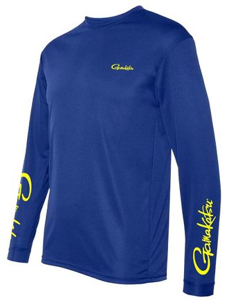 Gamakatsu Performance LS Shirt UV-Prot. Blue