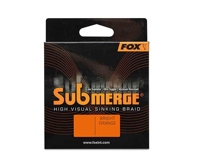 Fox Submerge Orange Sinking Braid Karperlijn (300m)