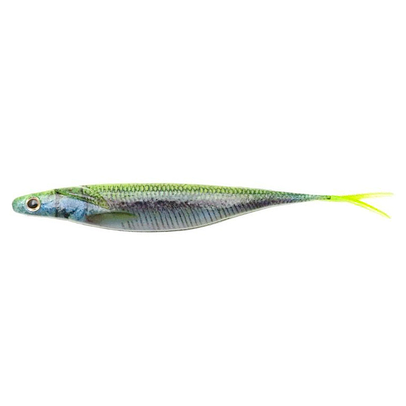 Deps Sakamata Real Print Shad 15.2cm (3 stuks) - #04 Chartreuse Wakasagi