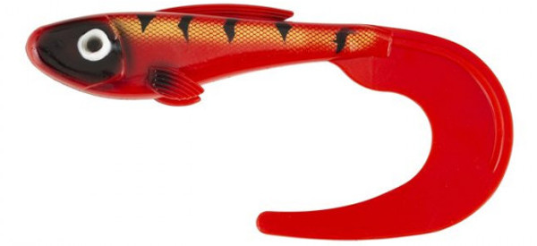 Abu Garcia Beast Curl Tail 210mm - Red Tiger
