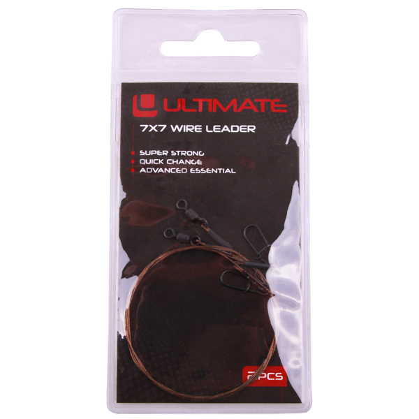 Ultimate 7x7 Steelwire Leader 30cm - 2pcs