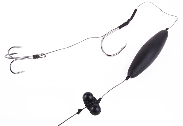 Ultimate Catfish Rig Double Hook and Rattle