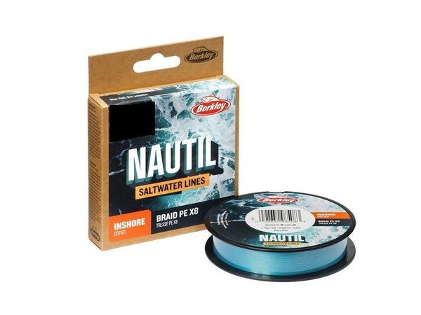 Berkley Nautil Inshore x8 Gevlochten Lijn Aqua Blue 300m