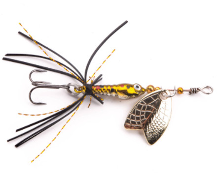 Spro Larva Mayfly Micro Spinner - Brown Trout