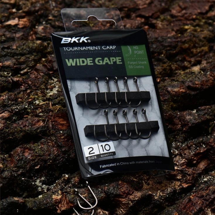 BKK Wide Gape Feeder/Karperhaak (10pcs)