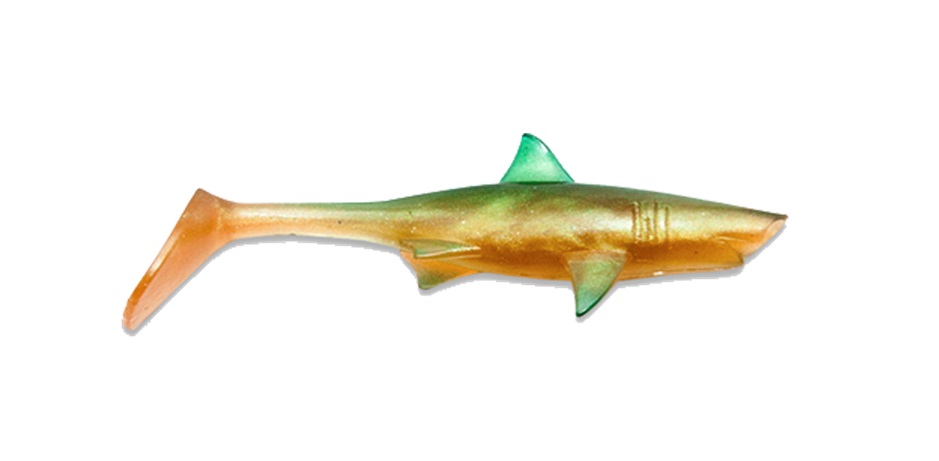 Shark Shad Lures Baby Shark 10cm (8 Stuks) - Kiwi Bite