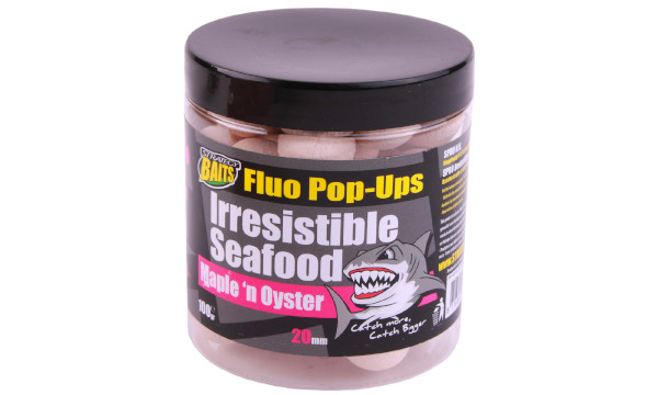 Super Adventure Carp Box Deluxe, stampvol end-tackle van bekende A-merken! - Strategy Irresistible Seafood Pop Ups, Maple ’n Oyster