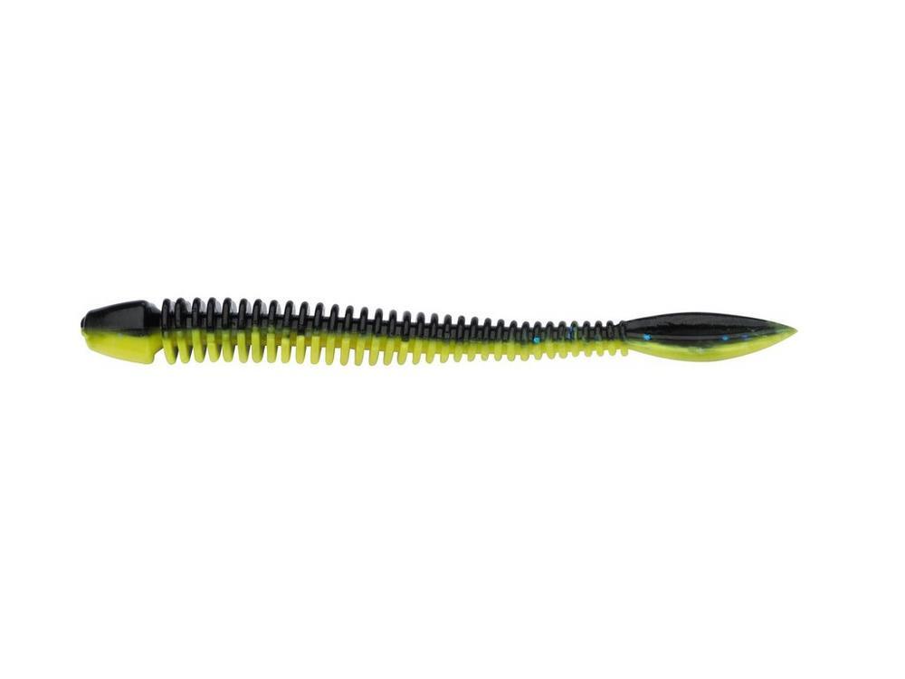 Berkley Powerbait Power Flail 50mm Forel Kunstaas (12 Stuks) - Black/Snsne Yellow