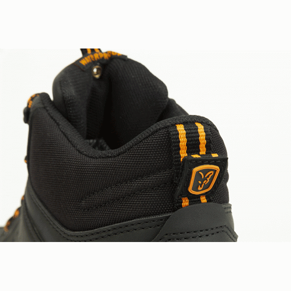 Fox Black/Orange Mid Boots