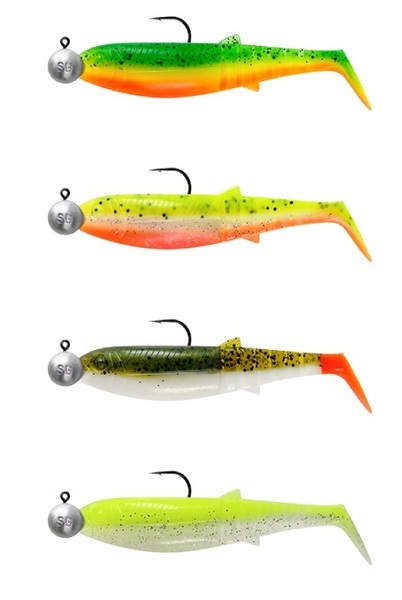 Savage Gear Cannibal Shad 6.8cm 3g + 5g #1/0 (4 stuks)