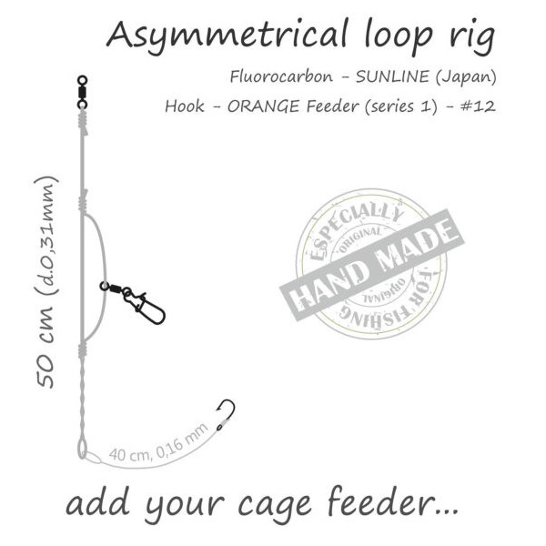 Life-Orange Feeder Rig Asymmetrical Loop Zonder Feeder