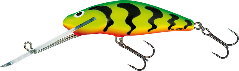 Salmo Bullhead SDR Plug 8cm (17g) - Green Tiger