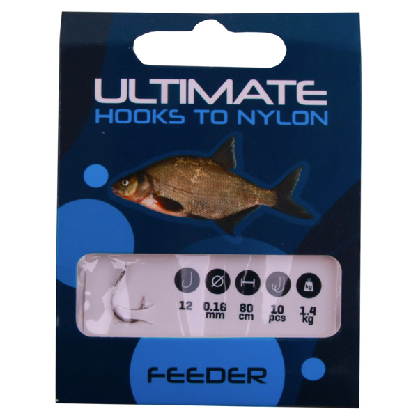 Ultimate Recruit Feeder Set - Ultimate Hooks to Nylon Feeder