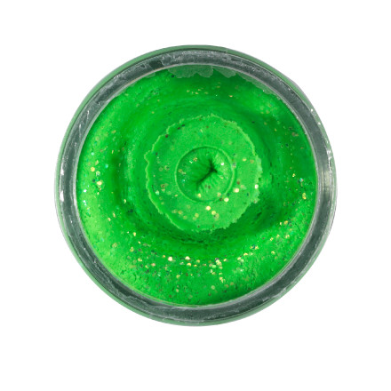 Berkley PowerBait® Sinking Glitter Trout Bait 65g - Spring Green Lime