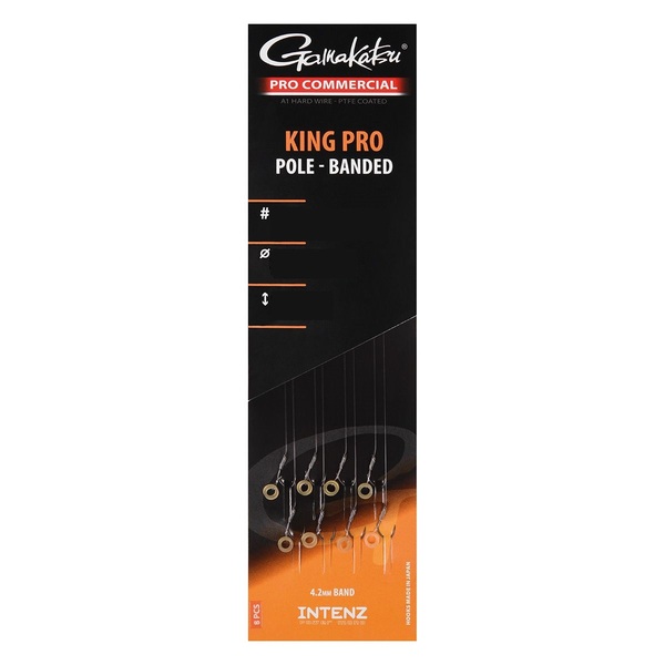 Gamakatsu Coarse King Pro Pole Banded 15cm (8 Stuks)