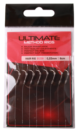Ultimate Method Hair Rigs, 8 stuks