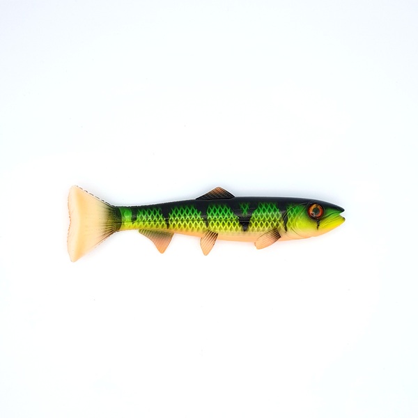 Hostagevalley Troubletail Shad 14cm (30g) - Bright Firetiger