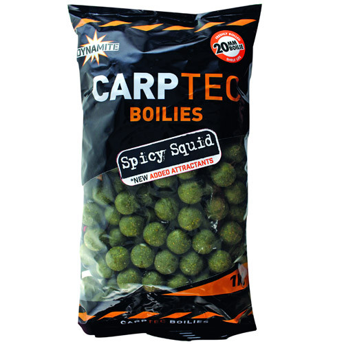 Dynamite Baits CarpTec Boilies 15mm (1kg) - Spicy Squid