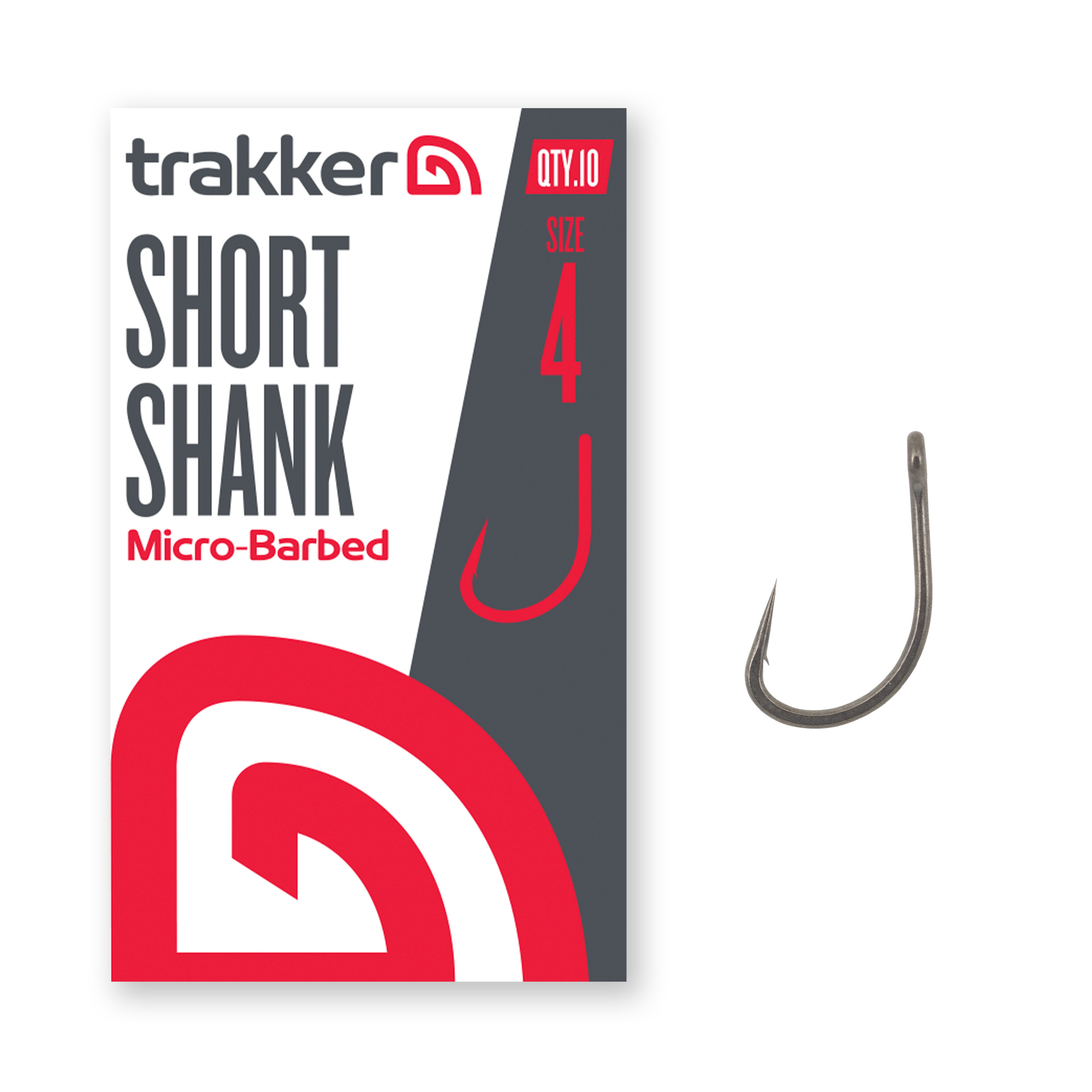 Trakker Short Shank Hooks Micro Barbed (10 Stuks)