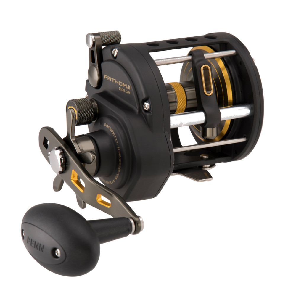 Penn Fathom® II Level Wind Line Counter Zeevis Reel RH