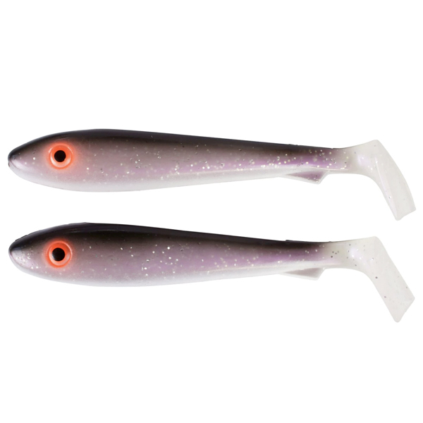 Svartzonker McRubber Shad 21cm (2 stuks) - C27 White Fish