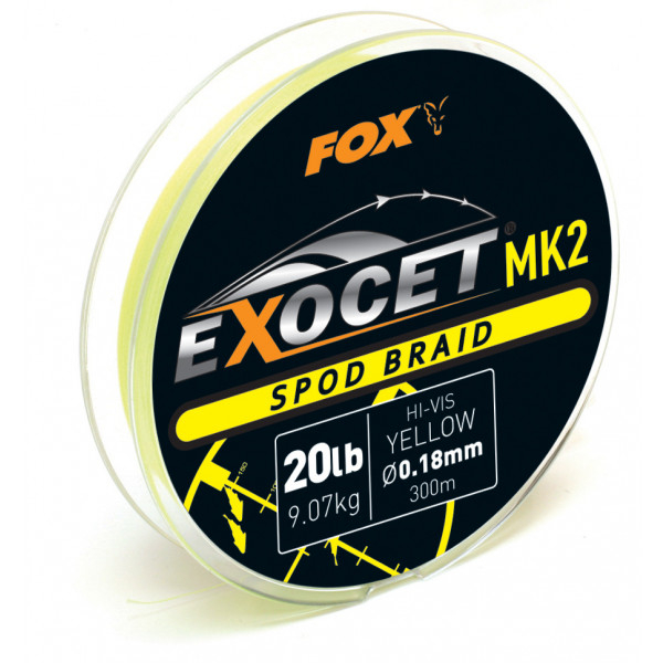 Fox Exocet MK2 Braid 0,18mm - Fox Exocet MK2 Spod Braid 0,18mm (300m)