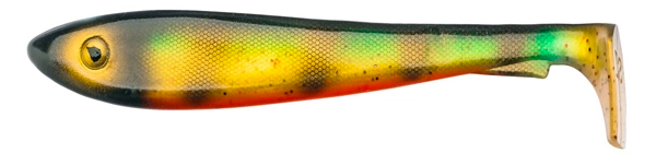 Svartzonker McRubber Shad 23cm, 2 stuks - C28 - Old School Perch