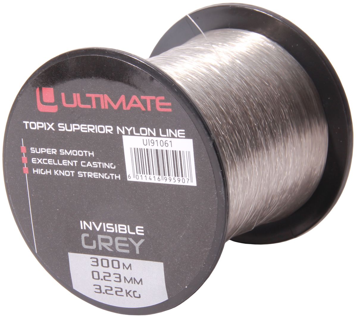 Ultimate Topix nylon invisible grey 300m 0,23mm 3,22kg