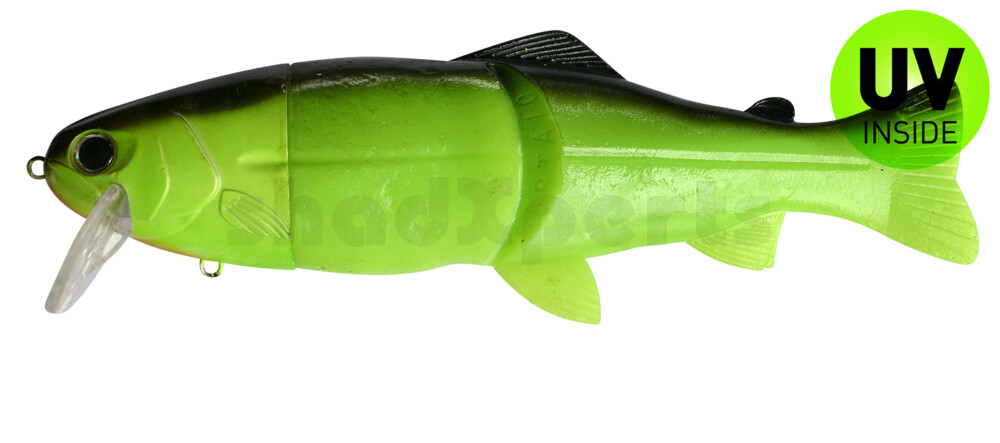 Castaic Real Bait Hard Head Slow Sinking (6"/15cm) Swimbait - Chartreuse