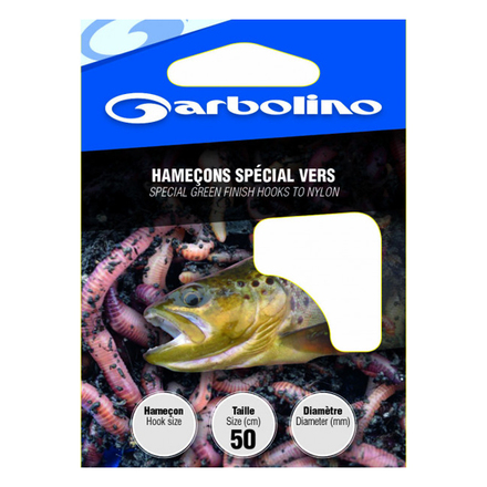Garbolino Trout Rigs Special Worm - 10pcs