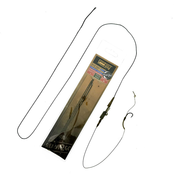 PB Products R2G Big Water Clip SR Leader 90 / Combi Rig Weed (90cm) (2 Stuks)