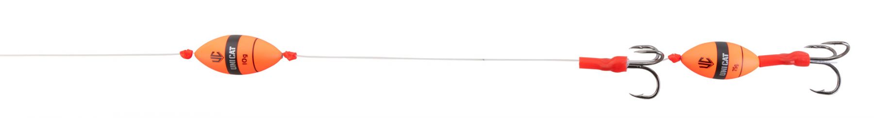 Uni Cat Smelly Bait GT-41 Meerval Rig 160cm (3/0) (48,4kg)