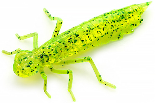 Fishup Dragonfly 3cm, 10 stuks! - Flo Chartreuse / Green