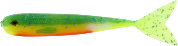 Westin Megateez V-Tail Shad 9cm (6 stuks) - Fireflake