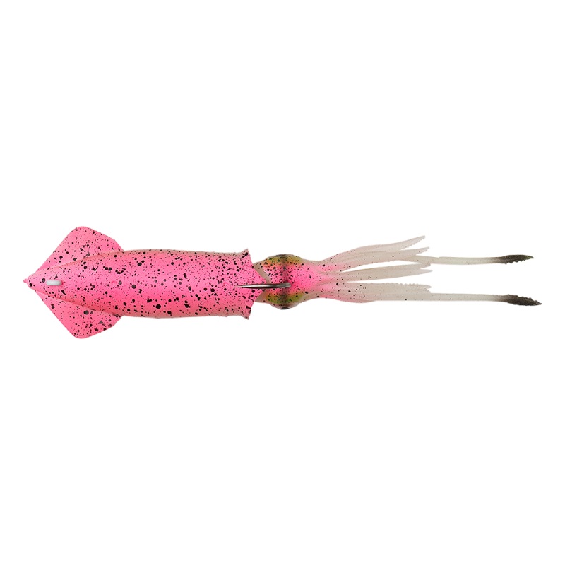 Savage Gear 3D TPE Swim Squid 12,5cm 25gr Sinking (2 stuks) - Pink/Glow