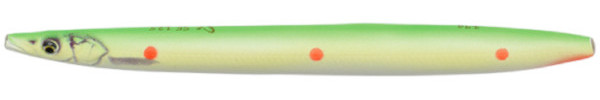 Savage Gear 3D Line Thru Sandeel 12,5cm 19gr - Fluo Green Red Dots